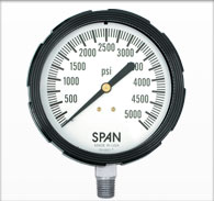 3.5” Span Liquid Filled Pressure Gauge